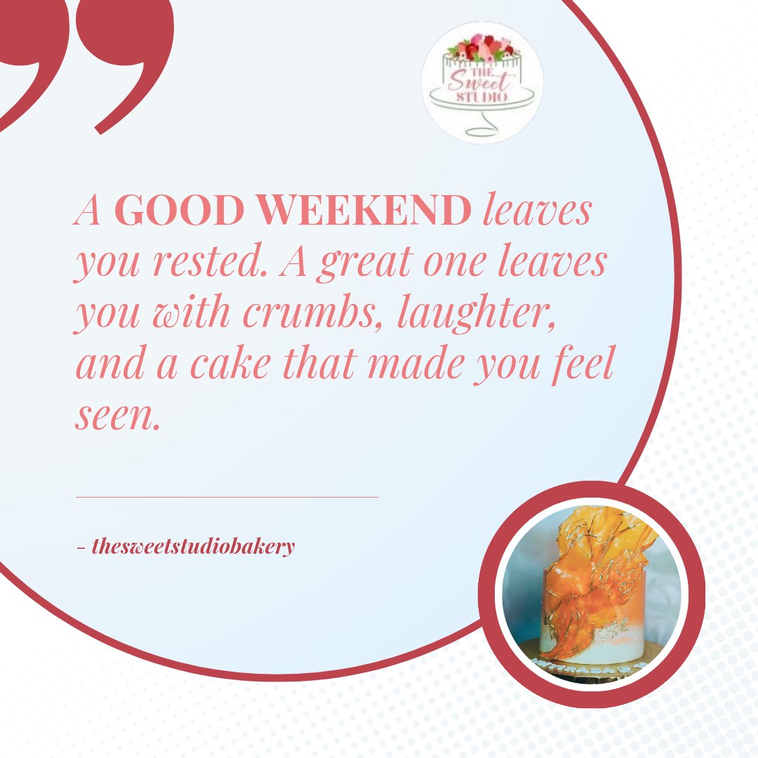 TheSweetStudio_'s tweet photo. Some cakes do more than taste good, they hold space for joy, for comfort, for stories only softness can tell.

HAPPY WEEKEND!

#thesweetstudiobakery #weddingcakesinaccra #WeekendVibes #cakesofinstagram #cakeinghana https://t.co/huGS5zQCuc