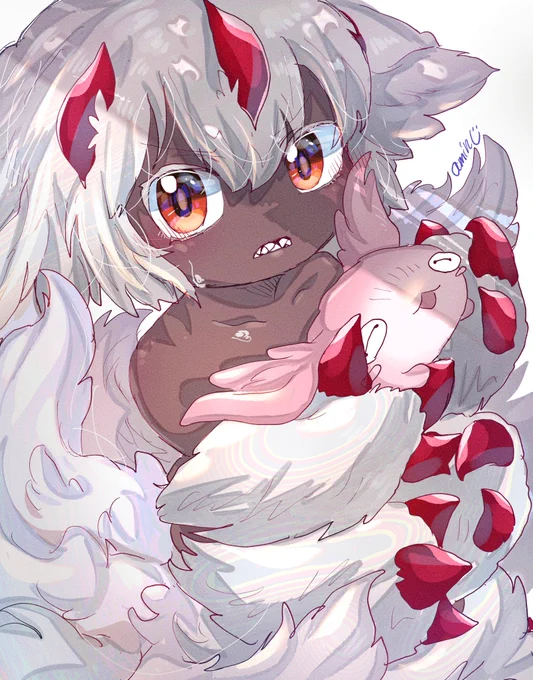 今日はファプタとメイニャ٩( ᐛ )و #メイドインアビス