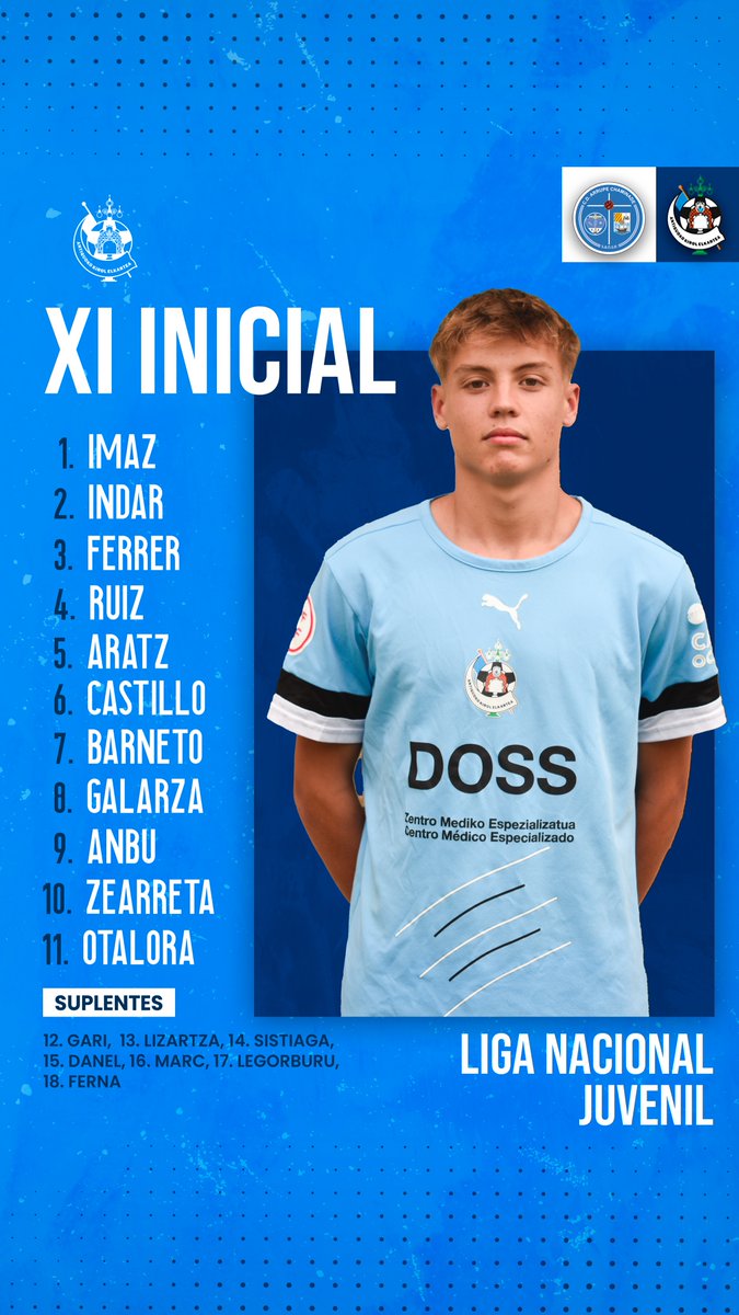 📋✅ ¡Nuestro 𝗫𝗜 inicial 🆚 Sanse

#GoazenAntiguoko | #Celestes