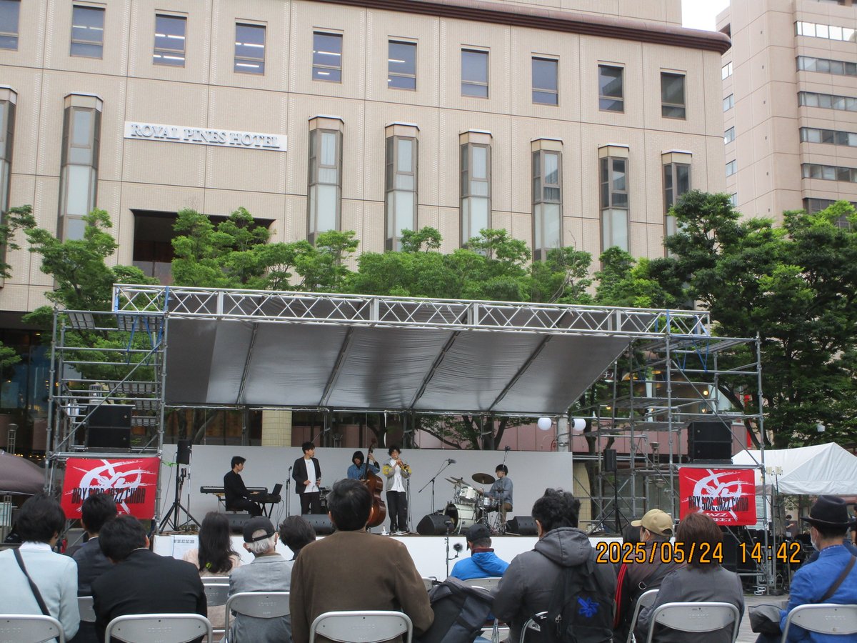BAYSIDEJAZZ's tweet photo. 本日、「ベイサイドジャズ千葉 無料公開会場」を実施しました。ご来場いただいた皆様、出演いただいた皆様、ありがとうございました！来週はジャズクルージング（完売）を実施いたします。 https://t.co/N2BahbJy1B