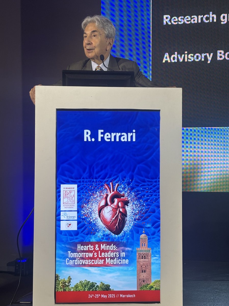 Prof Roberto Ferrari shares his life and achievements with emerging leaders in cardiology at the Heart and Minds meeting in Marrakech. What an incredible journey!
