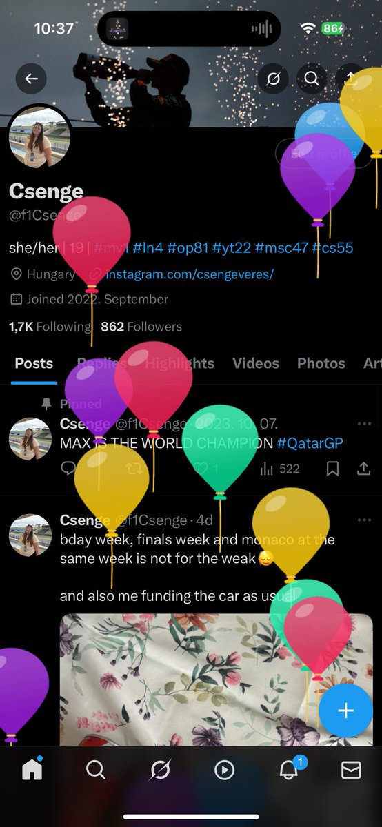 balloons also happy quali day🫶🏻 #MonacoGP