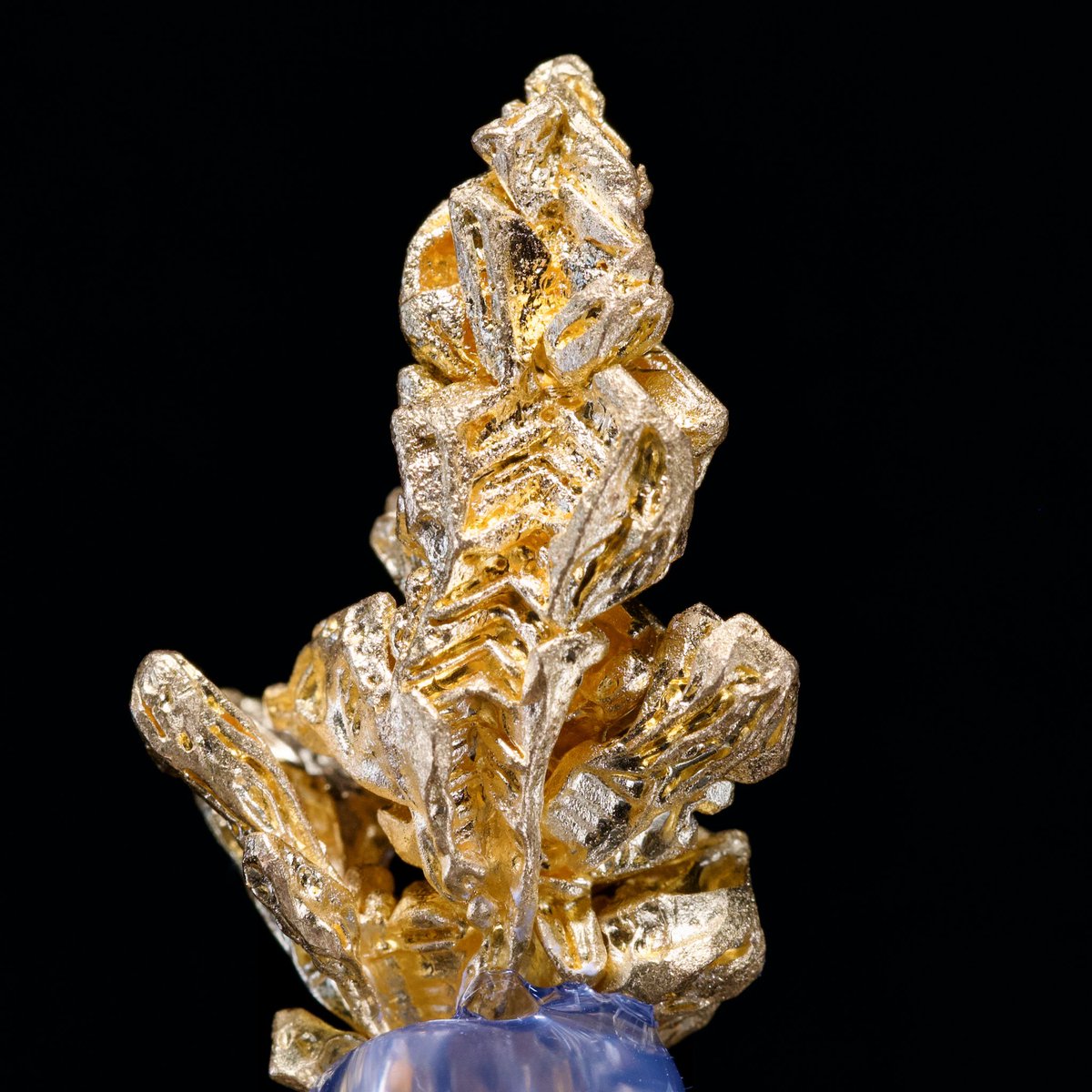 Mira_and_Nel's tweet image. クリスタルワークスさん @crystalworksjpから久々に大物をお迎え
立体感のある複雑な結晶が特徴のブラジルの自然金
#東京国際ミネラルフェア