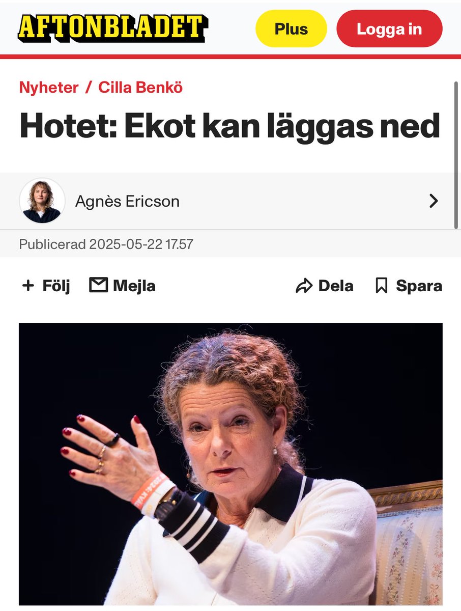 SVT sänder just nu 10 olika reality-dejtingprogram och P3 har poddar om UFO:n. Men om public service inte får ännu mer pengar kommer man att behöva lägga ned Ekot. Helt befängt. 

Det Cilla Benkö ägnat sig åt är ren desinformation.