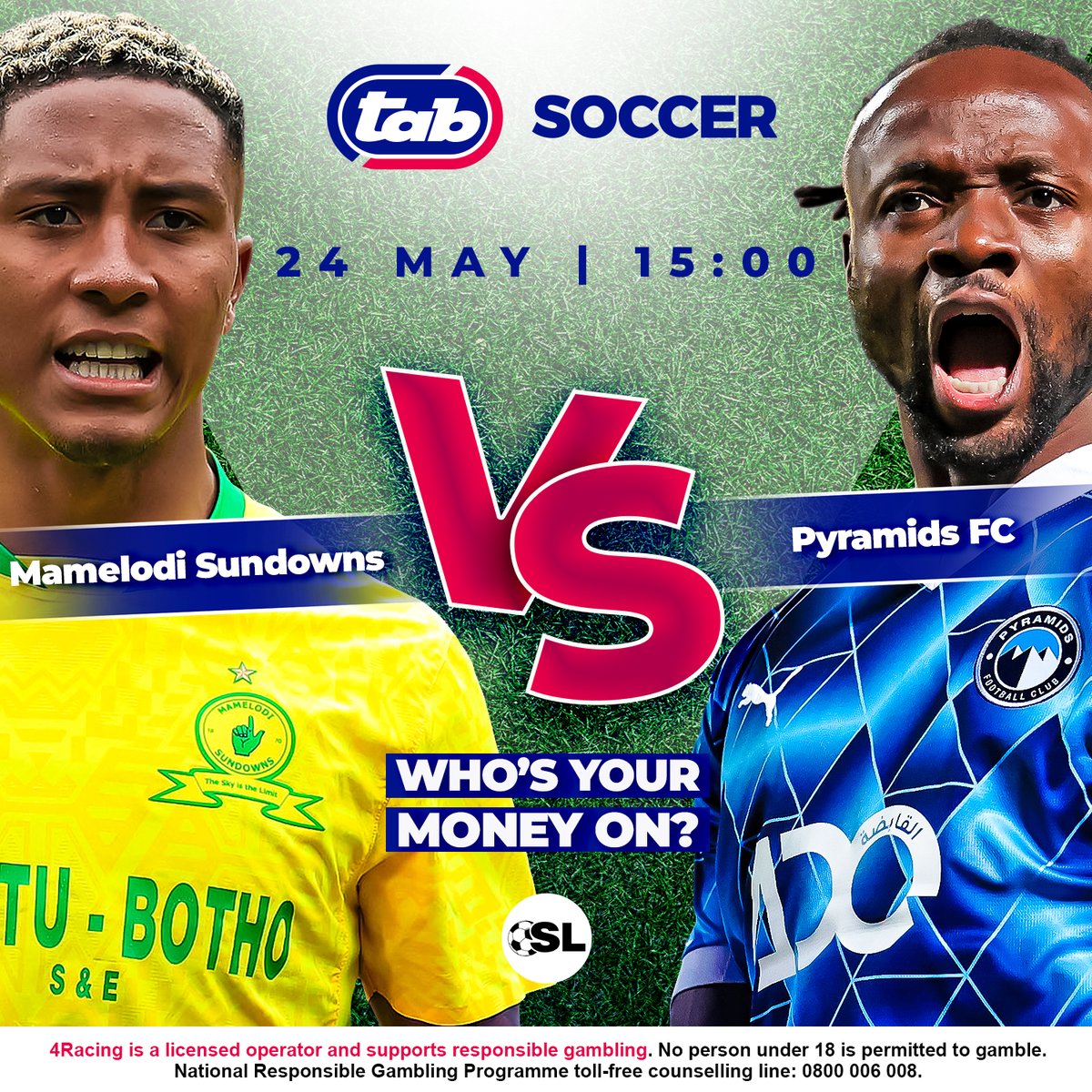 It has taken Mamelodi Sundowns nine years to finally reach another CAF Champions League final since 2016. Can they overcome Pyramids FC?

Open a TAB account now and bet on Soccer 10, Mega 10 Jackpot, Soccer 13 and more at tab.co.za.

@tabsouthafrica