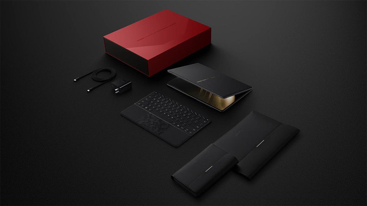 The Huawei MateBook X Pro Fold is wild.

🖥️ 18.3-inch foldable OLED display
📏 Just 7.3mm thin - slimmer than most phones
🚫 No Windows - it runs HarmonyOS
💼 Can fold into a compact tablet-like device
⌨️ Use the virtual keyboard or magnetically attach a physical one