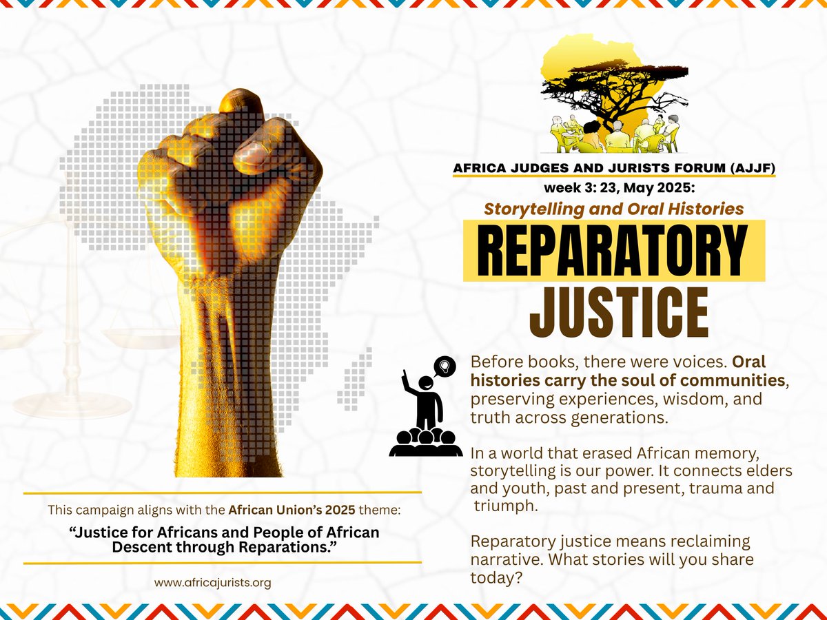 Let’s reclaim our truth: one memory, one story at a time.
#StorytellingForJustice #OralHistoriesMatter #ReparationsNow #RememberAndReclaim
#AJJFReparationsCampaign