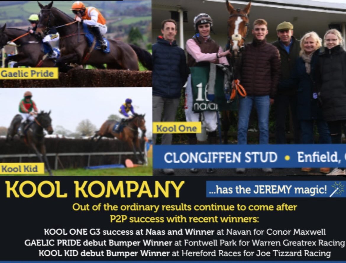 Clongiffen Stud- Robert Honner (@clongiffenstud) on Twitter photo KOOL KOMPANY in today’s <a href="/TheIrishField/">The Irish Field</a>.
Out of the ordinary results are impressing trainers and breeders with recent G3 and P2P successes.
<a href="/ClongiffenStud/">Clongiffen Stud- Robert Honner</a> <a href="/DehesaMilagro/">Dehesa de Milagro</a> <a href="/NavanRacecourse/">Navan Racecourse</a> <a href="/NaasRacecourse/">Naas Racecourse</a> <a href="/irishp2p/">p2p.ie</a> <a href="/IREthoroughbred/">ITM</a> <a href="/HRIRacing/">Horse Racing Ireland</a> <a href="/cdmax7/">Conor Maxwell</a> KOOL KOMPANY in today’s <a href="/TheIrishField/">The Irish Field</a>.
Out of the ordinary results are impressing trainers and breeders with recent G3 and P2P successes.
<a href="/ClongiffenStud/">Clongiffen Stud- Robert Honner</a> <a href="/DehesaMilagro/">Dehesa de Milagro</a> <a href="/NavanRacecourse/">Navan Racecourse</a> <a href="/NaasRacecourse/">Naas Racecourse</a> <a href="/irishp2p/">p2p.ie</a> <a href="/IREthoroughbred/">ITM</a> <a href="/HRIRacing/">Horse Racing Ireland</a> <a href="/cdmax7/">Conor Maxwell</a>