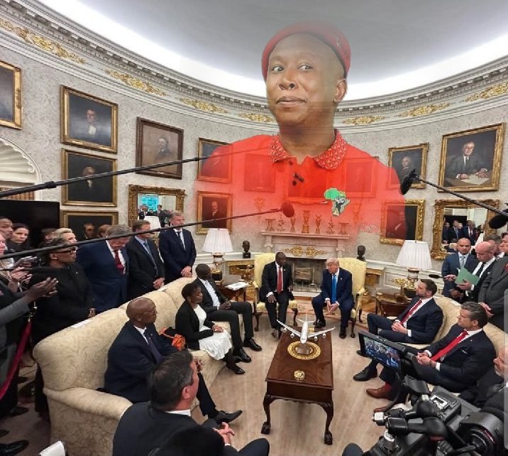 One moment I will never forget in my life is when Donald Trump pointed his ugly finger to the TV screen and said  *That man* referring to President Julius Malema. Trump couldn't recognise Ronald Lamola, Khumbudzo Ntshavheni and Parks Tau but only that man on the TV screen... You