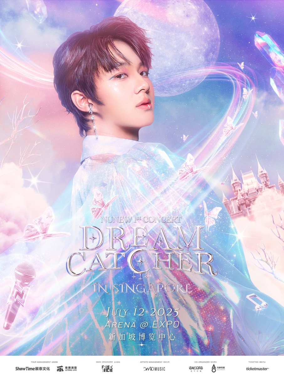 DMDMusicTH's tweet photo. 🌟【Official Announcement】 
🇸🇬 NuNew 1st Concert Dream Catcher In Singapore!

Every song is a dialogue between my soul and yours.
This time, NuNew carries his dreams and music to Singapore,
Connecting our hearts once again. 🎶

"NuNew 1st Concert Dream Catcher" in Singapore 🇸🇬

📅 Date: 12 July 2025 (Sat) 
⏰ Time: 4PM 
📍 Venue: Arena @ EXPO
🎫 *Ticket Prices: CAT 1 - $348 / CAT 2 - $268 / CAT 3 - $228 / CAT 4 - $188 / CAT 5 - $148
*All ticket prices exclude Booking Fee

🔖 Tickets go on sale 2 June 2025, 12PM SGT

📢 Stay tuned to FriedRice Entertainment's social media channels for ticketing details!

✨ Join us on the Dream Catcher journey — see you in Singapore!

#NuNew #NuNewDreamCatcher #NuNew1stConcert #NuNewInSingapore #FriedRiceEnt

🌟【官方公告】 
🇸🇬 NuNew 1st Concert Dream Catcher 新加坡站火热来袭！

每一首歌，都是与你们的心灵对话。 
这一次，NuNew 林景云带着梦想与音乐， 
在新加坡与你相遇， 让我们的心再次紧密相连。🎶

"NuNew 1st Concert Dream Catcher" 新加坡站 🇸🇬

📅 演出日期: 2025年7月12日 (周六) 
⏰ 演出时间: 下午4时正
📍 活动地点: 新加坡博览中心
🎫  演出票价: CAT 1 - $348 / CAT 2 - $268 / CAT 3 - $228 / CAT 4 - $188 / CAT 5 - $148
*以上票价不含手续费

🔖 门票将于 2025年6月2日（星期一）下午12时正（SGT）开启

📢 敬请关注 FriedRice Entertainment 官方社群平台，抢先获取通往梦境的门票资讯！

✨ 捕梦之旅，与你相约。

#NuNew #NuNewDreamCatcher #NuNew1stConcert #NuNewInSingapore #FriedRiceEnt