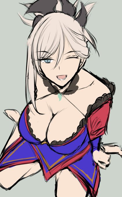 やっぱり武蔵ちゃんのおぱーいは大きめが良いのです( ͡° ͜ʖ ͡°) 