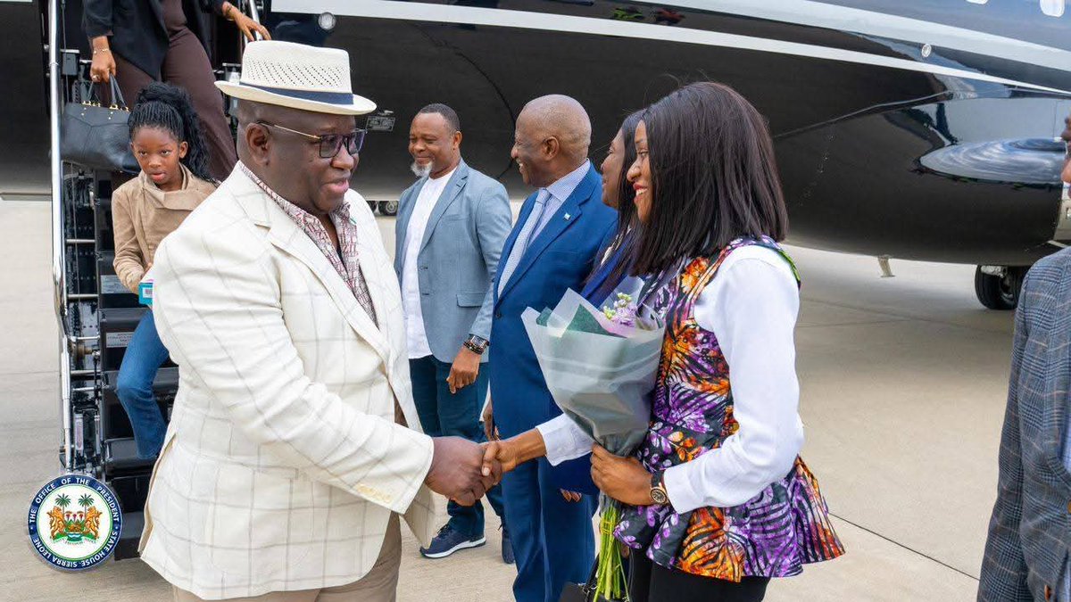 Earlier yesterday, I accompanied my beloved husband, His Excellency Dr. Julius Maada Bio, President of the Republic of Sierra Leone, as we departed for the United Kingdom, following a kind invitation extended to him to deliver the keynote address at the Oxford Africa Conference