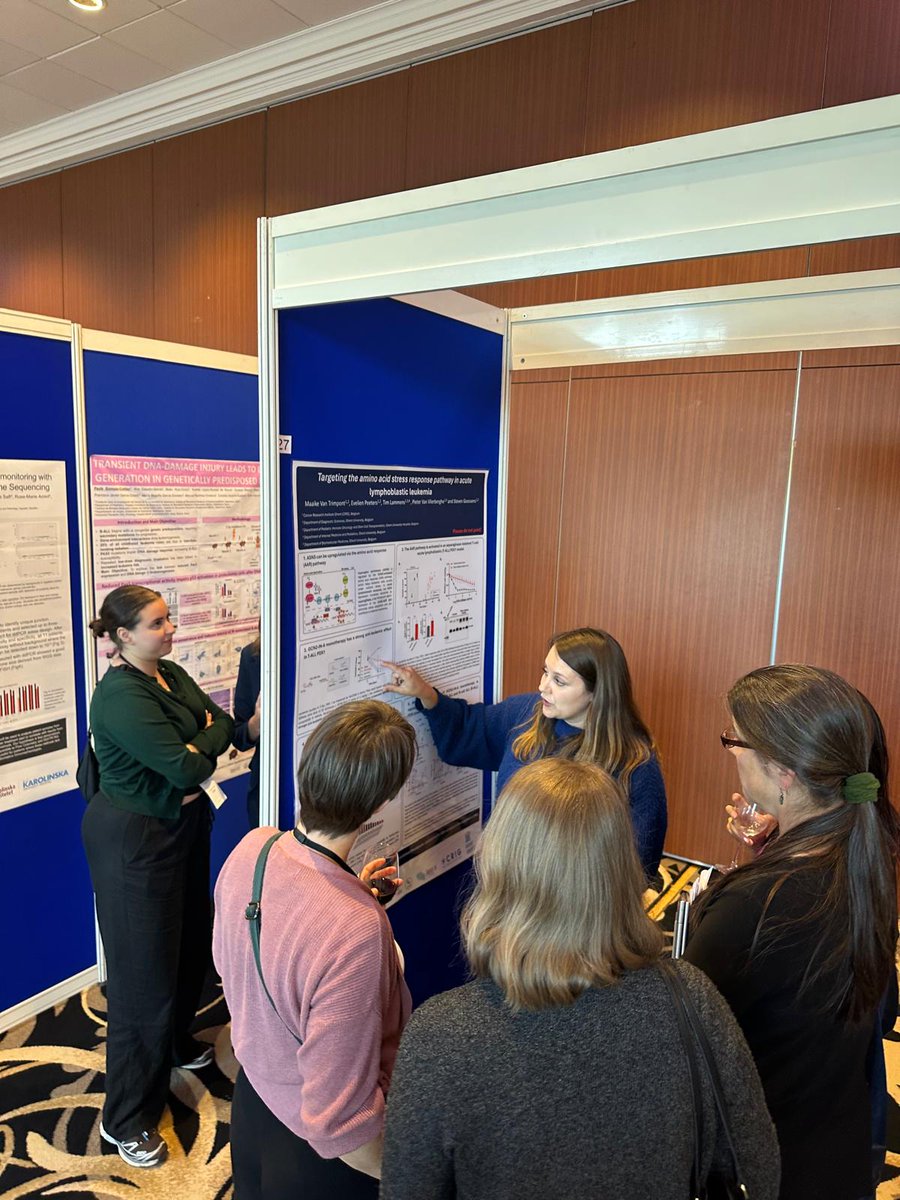 Steven Goossens (@goossens_lab) on Twitter photo Proud moment at #ESHALL2025 in Dublin! 🎉 Our lab was well represented with posters by Dr. Tim Pieters, Isaure Dewitte, and Dr. Maaike Van Trimpont. Amazing science, great vibes, and even better teamwork! 🍀🧬 #TeamScience #ALLresearch #Dublin <a href="/ESHaematology/">ESH (Haematology)</a> Proud moment at #ESHALL2025 in Dublin! 🎉 Our lab was well represented with posters by Dr. Tim Pieters, Isaure Dewitte, and Dr. Maaike Van Trimpont. Amazing science, great vibes, and even better teamwork! 🍀🧬 #TeamScience #ALLresearch #Dublin <a href="/ESHaematology/">ESH (Haematology)</a>