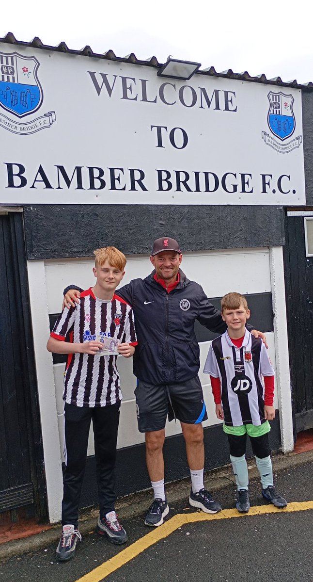 Chorley awaydays (@chorleyawaydays) on Twitter photo Great to meet <a href="/BamberBridgeFC/">Bamber Bridge FC</a> gaffer <a href="/jamie_milligan8/">jamie milligan</a> this morning π
Rory and Jack handed over the 250Β£ we have raised for the club
Good Luck for the 2025/26 season Brig' Great to meet <a href="/BamberBridgeFC/">Bamber Bridge FC</a> gaffer <a href="/jamie_milligan8/">jamie milligan</a> this morning π
Rory and Jack handed over the 250Β£ we have raised for the club
Good Luck for the 2025/26 season Brig'