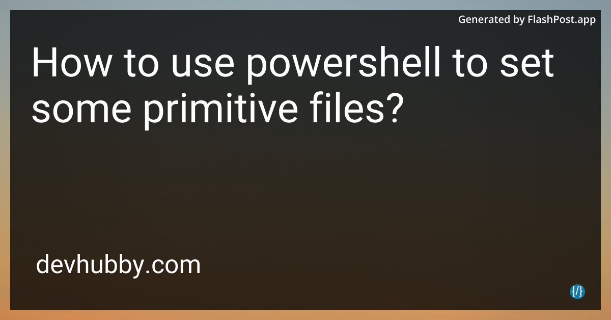 JordanKEurope's tweet image. Will using PowerShell make my files act like British royalty or wild rockstars? 🇬🇧🎤
Source: devhubby.com/thread/how-to-…
#LearnToCode #TechTutorial #PowerShell #Microsoft #files #scripting