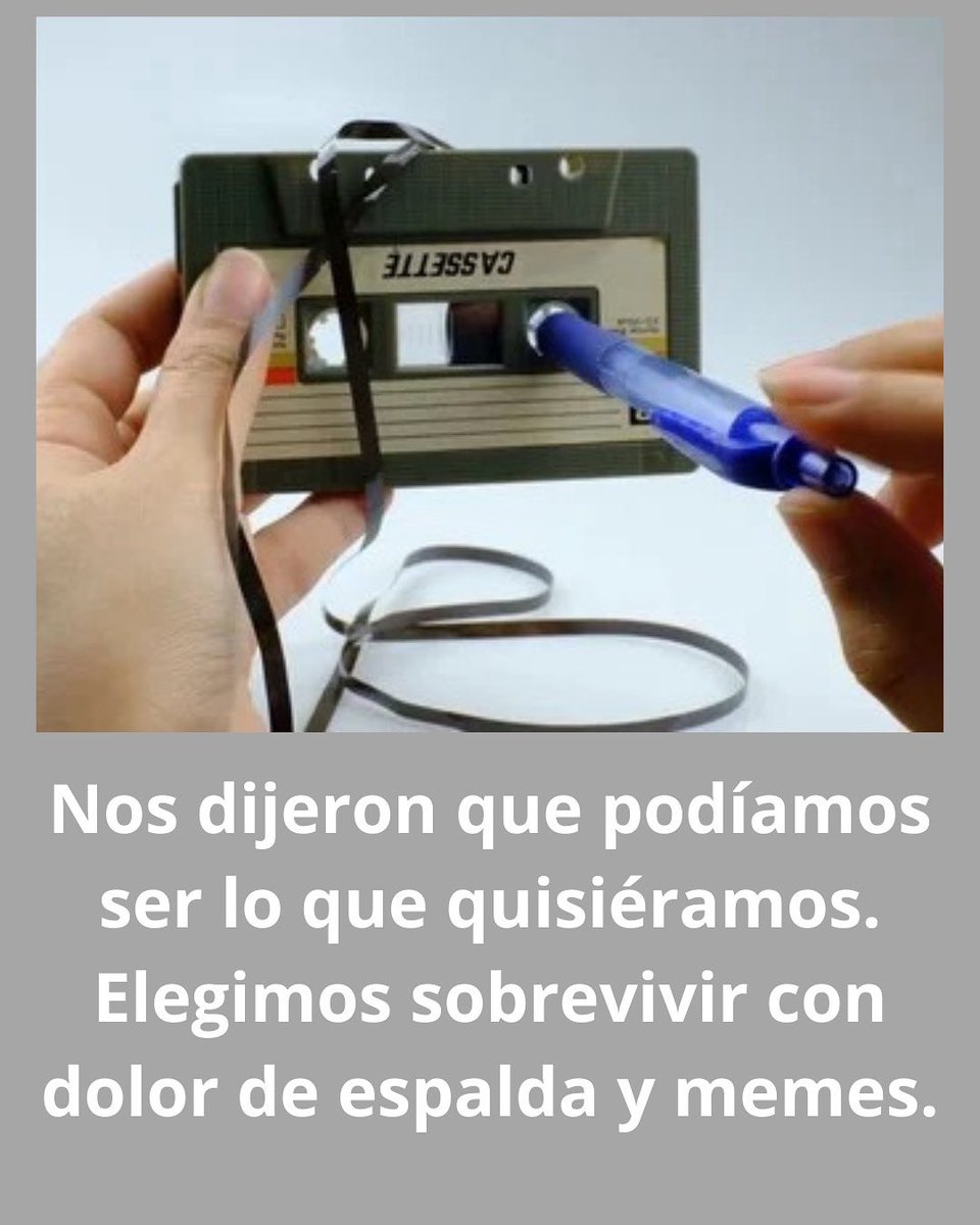EdadEsla's tweet photo. Somos

#GeneraciónX
#HumorRetro
#MemesDeLaEdad
#CosasDeViejos
#YaNoEstamosParaEso
#AntesEraMejor
#SoyUnMitoUrbano
#NostalgiaX
#CulturaX
#CartelRetro
#MemesSarcasticos
#DolorDeEspaldaPeroConEstilo
#BoomerFriendly
#VintageMood https://t.co/BLkuWwlgFI