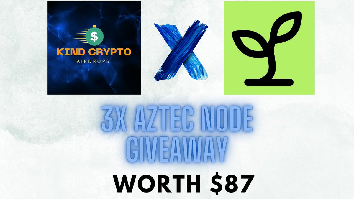 🎁🎁 GIVEAWAY 🎁🎁

<a href="/nodes_garden/">nodes.garden</a> is giving 3x Free Aztec Sequencer Nodes

How to Join👇

✅ Follow @armaanbhat201 &amp; <a href="/nodes_garden/">nodes.garden</a> 
✅ Join t.me/kind_cr
✅ Like ❤️ 
✅Repost
✅Comment

Ends in 30 hours

#node #crypto #giveaway <a href="/GiveRep/">GiveRep</a> #Rep #airdrops <a href="/aztecnetwork/">Aztec</a> #lfg