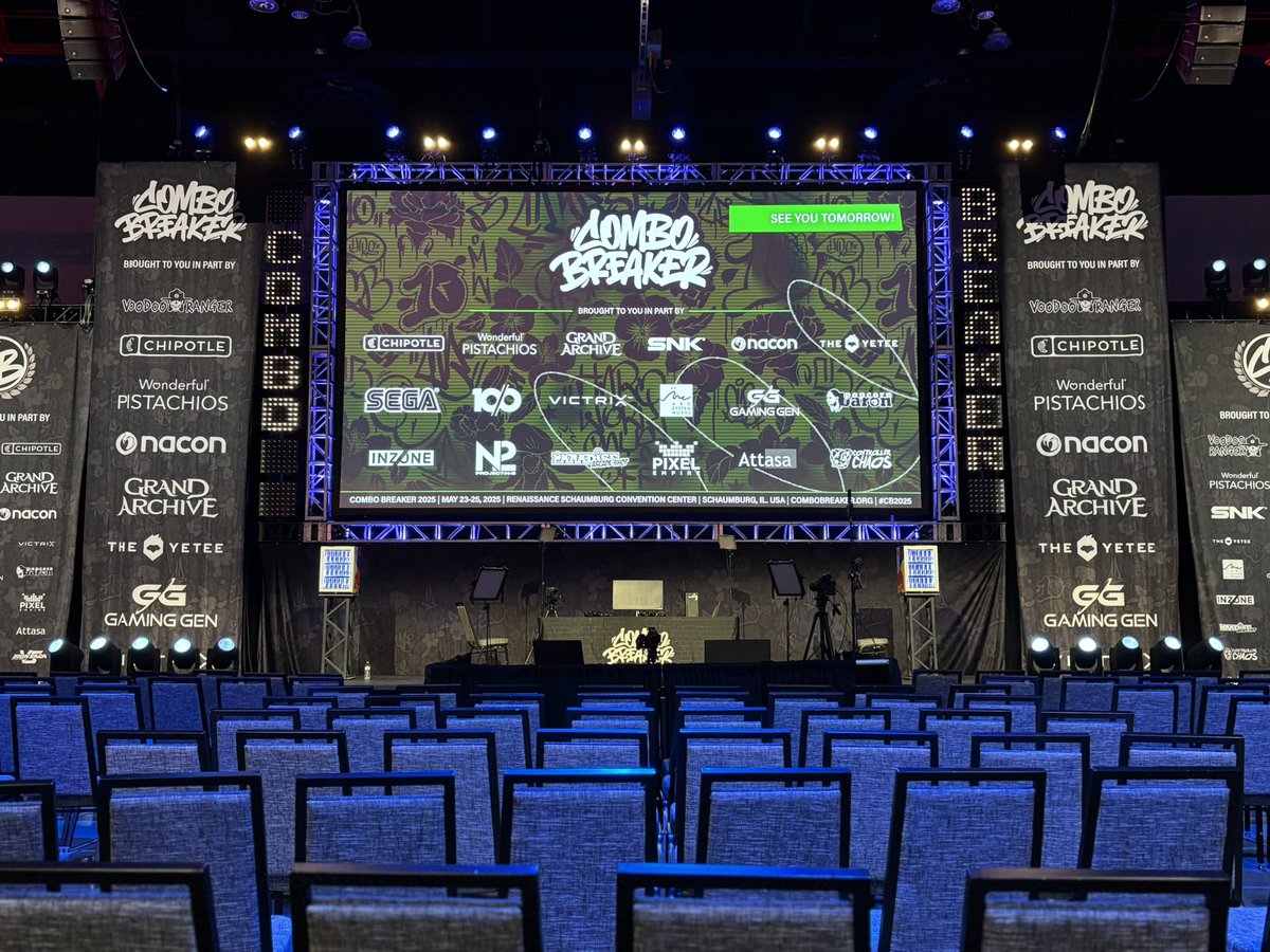 Looking forward to seeing everyone tomorrow for Day 2 of Combo Breaker! Let’s keep the energy high and the matches hype!