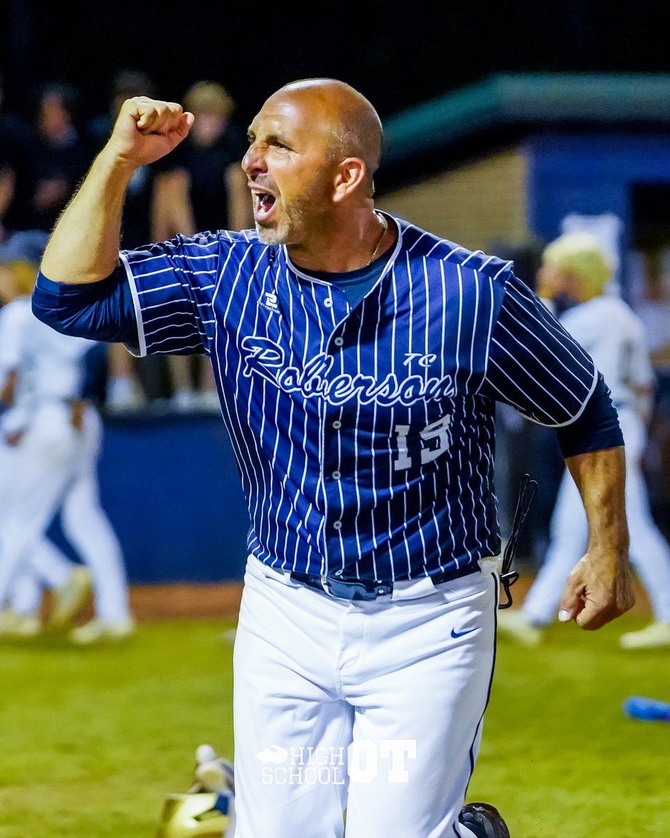 EvanMoestaHSOT's tweet image. They&apos;re one of the most decorated senior classes to pass through the 4A baseball ranks in North Carolina.

Now they&apos;re two wins away from cementing themselves as one of the best dynasties.

Dropping game one 13-0 was nothing for T.C. Roberson, who handed Cuthbertson a run-rule…