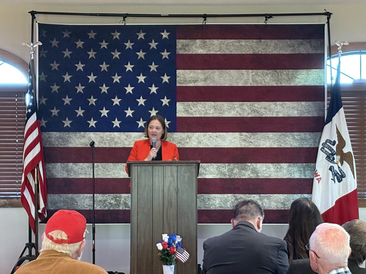 I had a fantastic evening with the Clinton County GOP! I appreciated the encouragement as I consider my plans for 2026. Iowa has many opportunities over the next four years as we work together to grow our economy, protect our family farms, and provide a world class education for