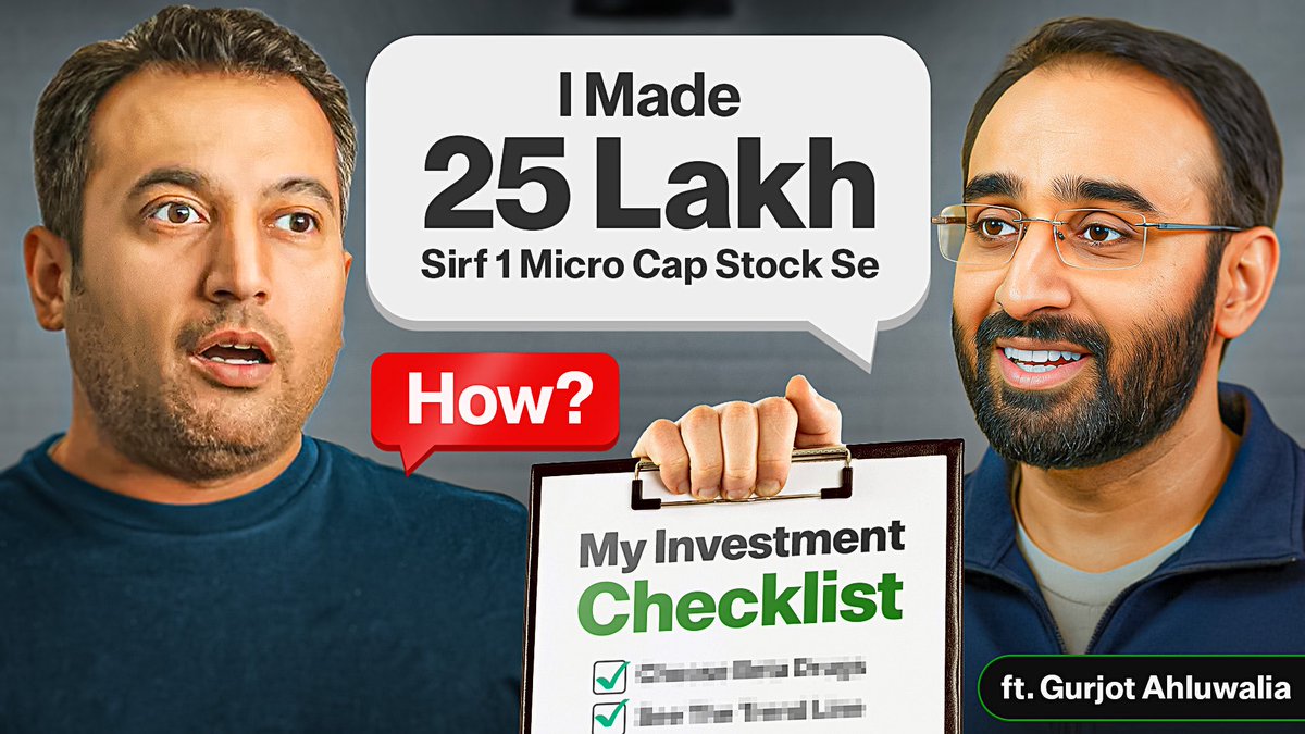 VJ (@vijaythk) on Twitter photo On today's #MasterInONe, we meet <a href="/gurjota/">Gurjot Ahluwalia</a> ji, a fascinating individual who transitioned from the world of finance to technology and now thrives as an astute investor.
youtu.be/mAJL6by0Mns?si…
After completing his MBA, Gurjot ji began his career as a Relationship Manager at ICICI On today's #MasterInONe, we meet <a href="/gurjota/">Gurjot Ahluwalia</a> ji, a fascinating individual who transitioned from the world of finance to technology and now thrives as an astute investor.
youtu.be/mAJL6by0Mns?si…
After completing his MBA, Gurjot ji began his career as a Relationship Manager at ICICI