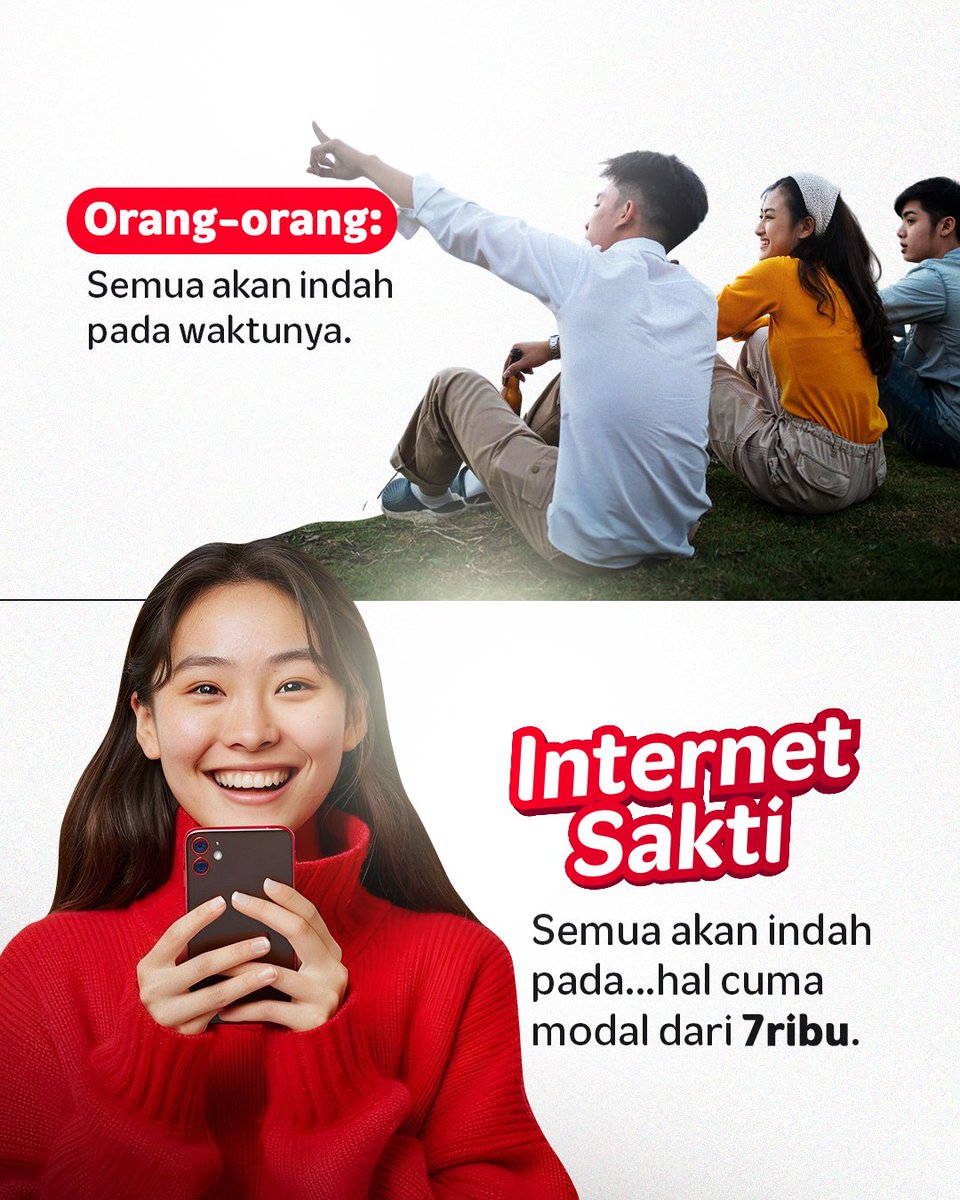 Indah banget dunia kalo modal mulai dari Rp7 Ribu udah bisa internetan pake kuota besar hingga 210GB!

Kepengen juga? Makanya, Internet Sakti sekarang di tsel.id/insak-shop  atau tekan *363# dari HP kamu.

*Syarat &amp; Ketentuan berlaku

#TelkomselPraBayar #TelkomselLite