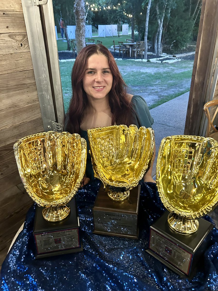Joleigh Richards (@jrichards2026) on Twitter photo Midlothian Heritage Softball Banquet 2025 ❤️🥎💙
I was honored to receive District 15-5a Defensive POTY! 🥇
I also received awards for:
📕 Academic All-District
🎯 Season record holder for doubles with 16
<a href="/ICNTLSoliz18U/">Impact Caymol National Soliz 18U</a> <a href="/RangersYA/">Texas Rangers Youth Academy</a> <a href="/TakeCharge_SB/">TakeChargeRecruiting-Softball</a> <a href="/HHSJagSoftball/">HHS Jag Softball</a> <a href="/Gosset41/">Brian Gosset</a> Midlothian Heritage Softball Banquet 2025 ❤️🥎💙
I was honored to receive District 15-5a Defensive POTY! 🥇
I also received awards for:
📕 Academic All-District
🎯 Season record holder for doubles with 16
<a href="/ICNTLSoliz18U/">Impact Caymol National Soliz 18U</a> <a href="/RangersYA/">Texas Rangers Youth Academy</a> <a href="/TakeCharge_SB/">TakeChargeRecruiting-Softball</a> <a href="/HHSJagSoftball/">HHS Jag Softball</a> <a href="/Gosset41/">Brian Gosset</a>