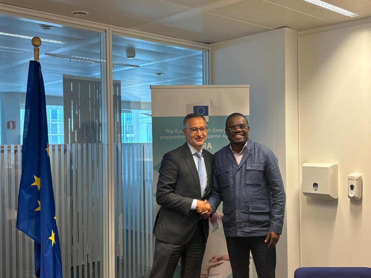 Yesterday in Brussels, I had a productive meeting with <a href="/EC_HERA/">EU HERA</a> and INTPA to strengthen our collaboration on health emergency preparedness, response, and local manufacturing of health products across the continent — all vital to advancing our health security and the