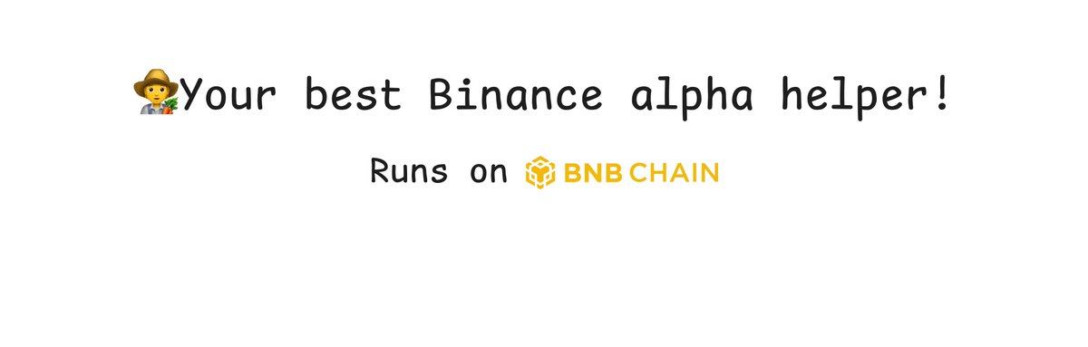 alphahelp_real's tweet image. Building something really helpful on @BNBCHAIN
