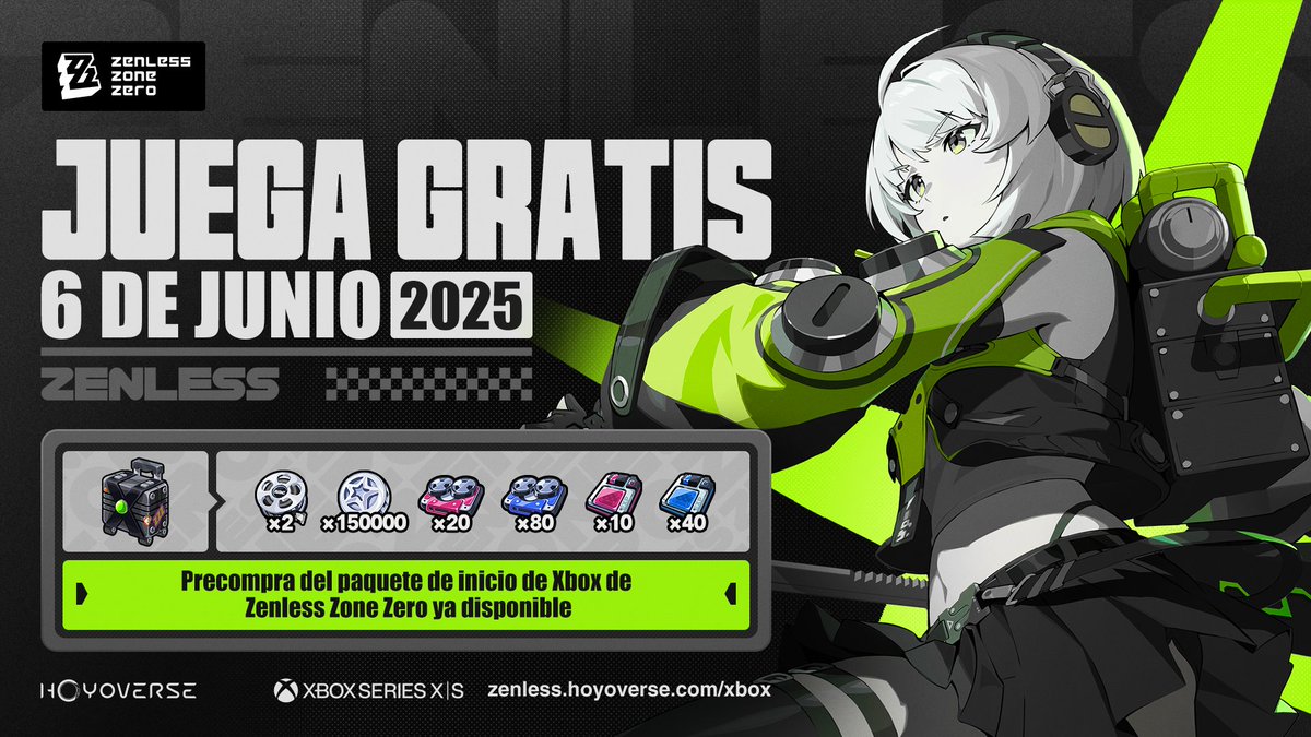 ZZZ_ES's tweet image. ¡Zenless Zone Zero llegará a Xbox el 6 de junio con la versión 2.0!
¡El paquete de inicio ya está disponible para su precompra!

Descubre más y añádelo a tu lista de deseos.
hoyo.link/HvjOdJg3s

#zzzero #zenlesszonezero  #ZZZXbox