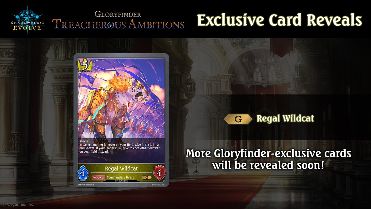 Check out the exclusive Gloryfinder card revealed at #BushiroadEXPO2025 Jakarta! 🇮🇩

More exclusive card reveals are coming soon at future Bushiroad events—stay tuned!

#Shadowverse #ShadowverseEvolve #Gloryfinder