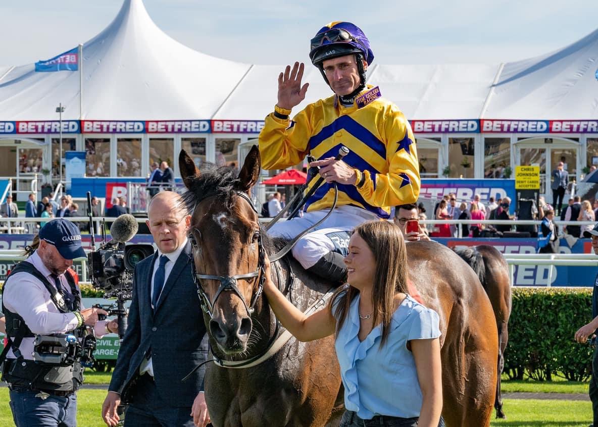 Jim Goldie Racing (@jimgoldieracing) on Twitter photo American Affair’s(pictured by <a href="/grossickphoto/">GROSSICK PHOTOGRAPHY</a> after winning the 2024 Portland <a href="/DoncasterRaces/">Doncaster Racecourse</a>) having his 1st run in pattern company <a href="/haydockraces/">Haydock Park Races</a> this afternoon, <a href="/PMulrennan/">Paul Mulrennan</a> rides! We also run Humble Spark, <a href="/amie_waugh90/">Amie</a> rides! 💜💛🤞 American Affair’s(pictured by <a href="/grossickphoto/">GROSSICK PHOTOGRAPHY</a> after winning the 2024 Portland <a href="/DoncasterRaces/">Doncaster Racecourse</a>) having his 1st run in pattern company <a href="/haydockraces/">Haydock Park Races</a> this afternoon, <a href="/PMulrennan/">Paul Mulrennan</a> rides! We also run Humble Spark, <a href="/amie_waugh90/">Amie</a> rides! 💜💛🤞