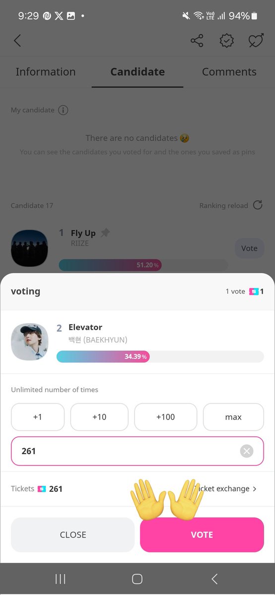 EXO VOTING ARENA tweet media