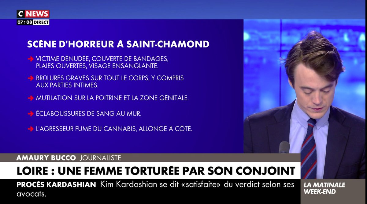 MickaelLaffont's tweet image. #LaMatinale 

ça se passe en 🇫🇷 , younes arrêté par la police fumant un joint après avoir torturé son épouse shaima brûlée jusqu'à 60% sur son corps