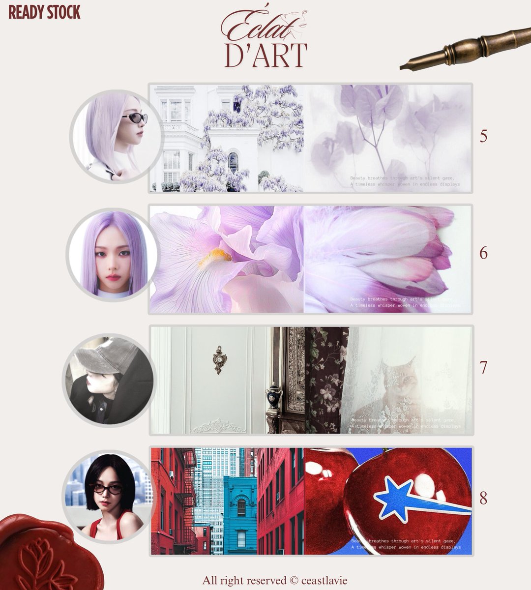 Help retweet/repost, tysm ❄️

Hi dear! I made this for you — Karina from Aespa. Go grab this stunning ready stock layout through DM now! It's free re-text ♡
#zonauang