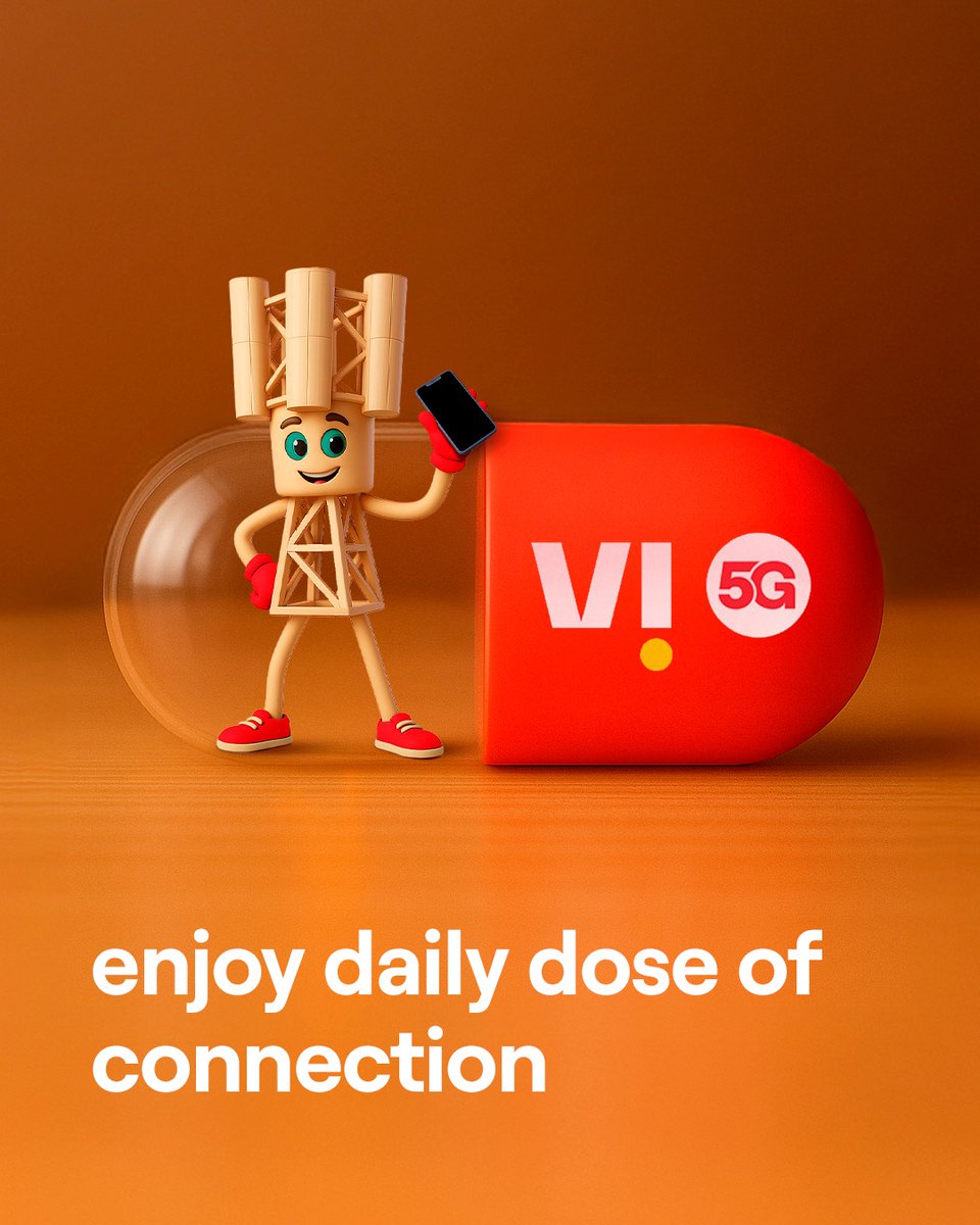 Your daily dose of speed to keep you connected 📱 
.
.
#CapsuleTrend #Vi5G #Vi #Netties #MomentMarketing