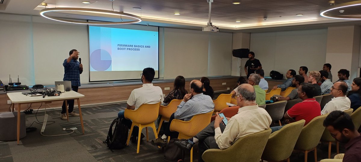Talk 1: Anatomy of Attack Vectors and Firmware Security Below the OS by Chanukya Potnuru at <a href="/gocashfree/">Cashfree Payments</a> Venue