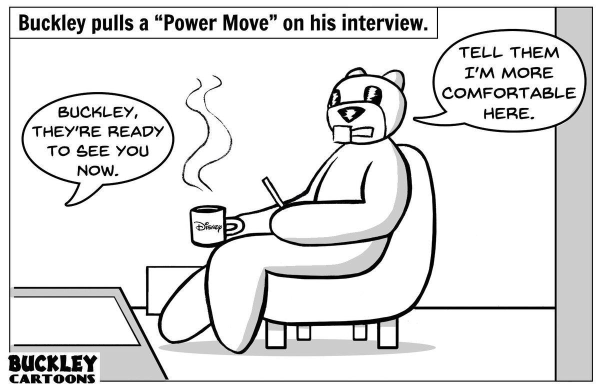 BuckleyCartoons's tweet image. #PowerMove #Interview #Comfortable #Cartoon #Beaver