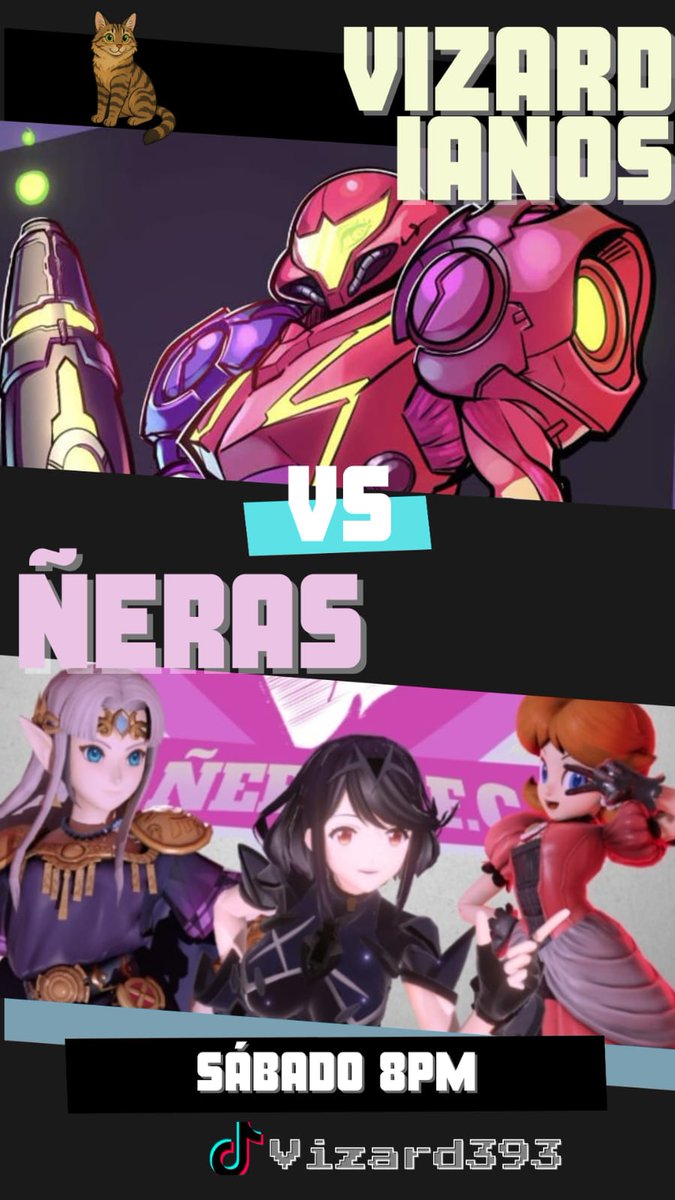 Mañana a las 8 pm hora centro mexico en mi tiktoklive vizard39  nos desgreñamos los vizardianos vs las ñeras dirigidas por <a href="/Linnyverse/">ʚMLɞ Lเททy ᥫ᭡</a> gracias por la imaguen promocional a ella igual 😎👌🏻 veremos quien mashea más de su comunidad 🗣️🔥