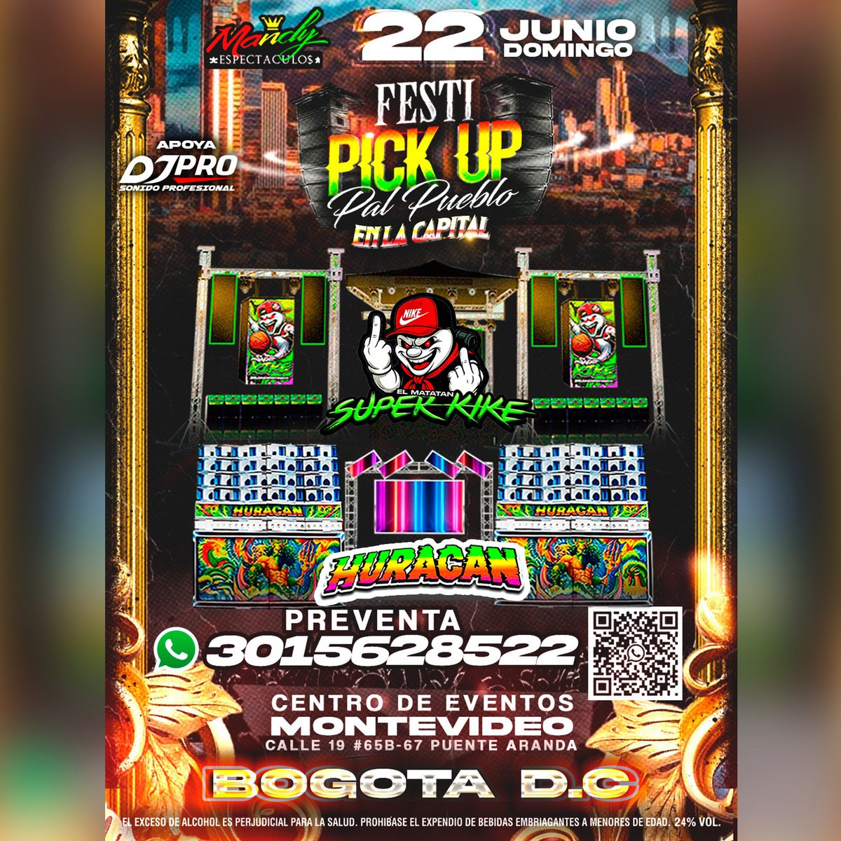 MasFlowChampeta's tweet image. 🎉 ¡Bogotá se prende con el #FestiPickUp este 22 de junio!
🔥 Super Kike y Huracán en un solo evento.
🎟️ Participa por boletas GRATIS 👉champetaradio.com/p/champeta-rad…
¡@ChampetaRadio y @MasFlowChampeta te lleva!
#Champeta #Bogota #ChampetaRadio #RumbaEnBogotá #Barranquilla #Colombia