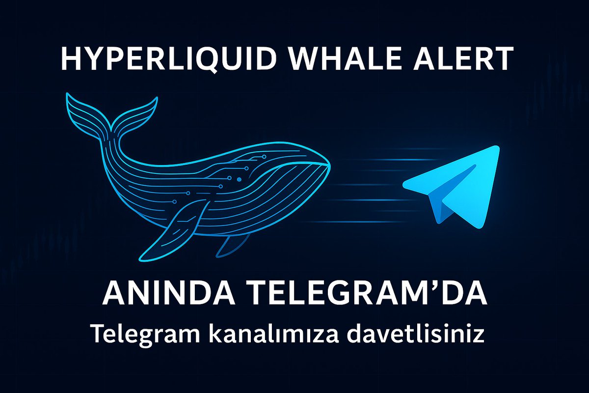 Siz istediniz biz yaptık!🤖
Hyperliquid balinası işlem yaptığı anda telegram kanalımızda ışık hızında bildirme özelliğini icat ettik❤️

Telegram Link: t.me/mikabotSinyal