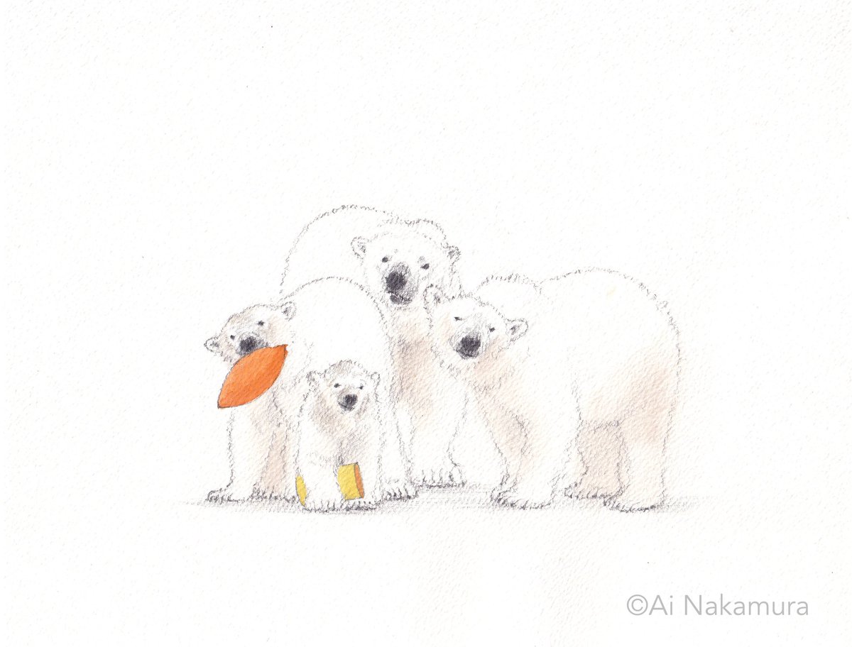 「かわいいでしょ、うちの子たち」

#ゴーゴ　#イッちゃん　#ホウちゃん　#ライくん　#イラスト