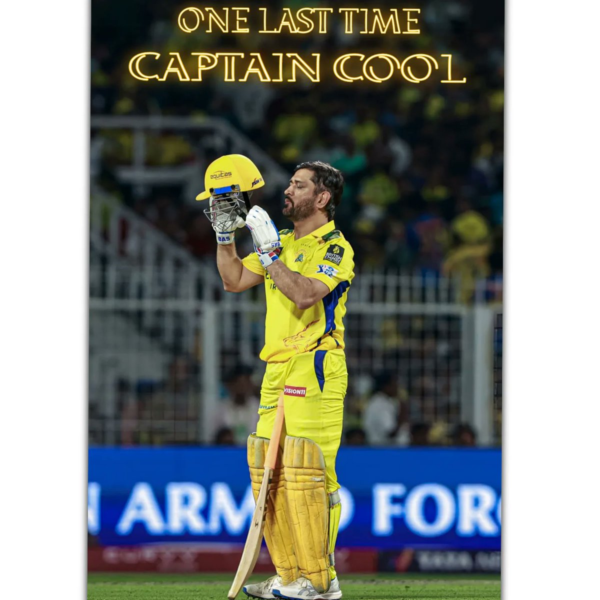 subhash___07's tweet photo. #OneLastTime 
#MSDhoni 
#MSDhoni𓃵 
#StarSports3 https://t.co/mmZyfygOzS