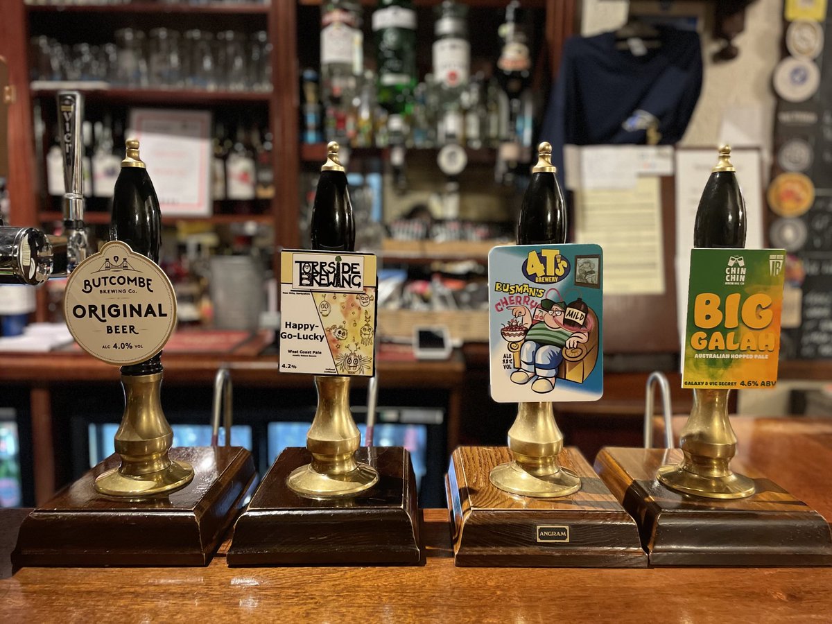 Real Ale House (@mallard_worksop) on Twitter photo #RealAle on Saturday:
β¦<a href="/Torrside/">Torrside Brewing</a>β© Happy Go Lucky
β¦<a href="/4tsbrewery/">4T's Brewery</a>β© Busmanβs Cherry Mild
<a href="/ChinChinBrewing/">Chin Chin Brewing</a> Big Galah &
<a href="/ButcombeBrewery/">Butcombe Brewing Co.</a> Original
Plus ciders from @WestonsCiderMil & <a href="/lilleyscider/">Lilley's Cider</a>
Card payments accepted
Outdoor seating available
Open 10am-9pm
Please Repost #RealAle on Saturday:
β¦<a href="/Torrside/">Torrside Brewing</a>β© Happy Go Lucky
β¦<a href="/4tsbrewery/">4T's Brewery</a>β© Busmanβs Cherry Mild
<a href="/ChinChinBrewing/">Chin Chin Brewing</a> Big Galah &
<a href="/ButcombeBrewery/">Butcombe Brewing Co.</a> Original
Plus ciders from @WestonsCiderMil & <a href="/lilleyscider/">Lilley's Cider</a>
Card payments accepted
Outdoor seating available
Open 10am-9pm
Please Repost