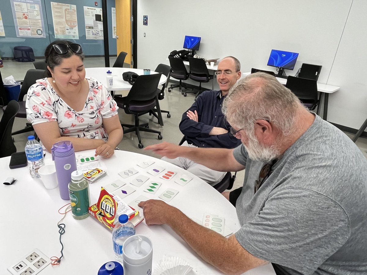 epmtc1's tweet photo. Had a great time at our Friday Game Night! So fun seeing math teachers, families, &amp;friends solving puzzles, playing games, and enjoying math together. Thanks to everyone who came—we’ll see you at the next one!
#EPMTC #MathIsFun #MathTeachers #ElPaso https://t.co/adgjgGYktV