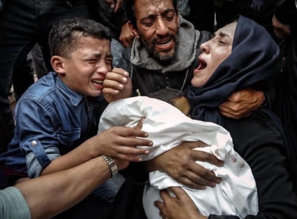 Alaa al-Najr, pediatre, mare de 10 fills i filles. Mentre treballava a l’hospital al Nasser #Gaza, Israel ha bombardejat casa seva a Khan Yunis. 9 dels fills-es morts, el 10è i el marit, ferits a l’hospital, crítics. Informa Dr. <a href="/MustafaBarghou1/">Mustafa Barghouti @Mustafa_Barghouti</a>. 
El genocidi israelià continua.