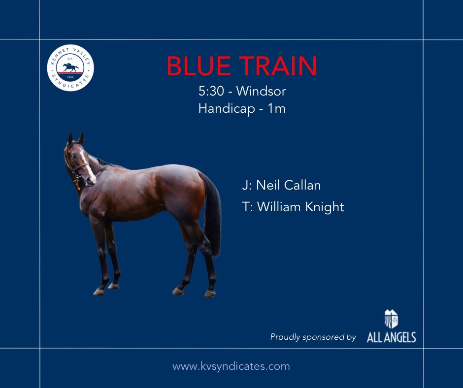 Kennet Valley Syndicates (@kennetvalleysyn) on Twitter photo BLUE TRAIN lines up in the 1 mile 0-70 handicap <a href="/WindsorRaces/">Windsor Racecourse</a> this afternoon for <a href="/WKnightRacing/">William Knight Racing</a> due off at 5.30pm. There are 9 runners and he is drawn ok in 6 with <a href="/neilcallan78/">Neil Callan</a> back on board this time.
Despite only racing a week ago, he could never get into the race that day BLUE TRAIN lines up in the 1 mile 0-70 handicap <a href="/WindsorRaces/">Windsor Racecourse</a> this afternoon for <a href="/WKnightRacing/">William Knight Racing</a> due off at 5.30pm. There are 9 runners and he is drawn ok in 6 with <a href="/neilcallan78/">Neil Callan</a> back on board this time.
Despite only racing a week ago, he could never get into the race that day