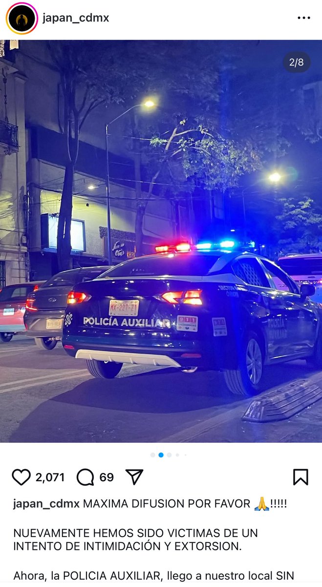 GeraRoam's tweet photo. @AlessandraRdlv Ya vas a chambear para que los puercos dejen de amenazar y extorsionar. El antro « Japan » denuncia intimidación por parte de elementos en tu demarcación. https://t.co/dLfxZJBboZ