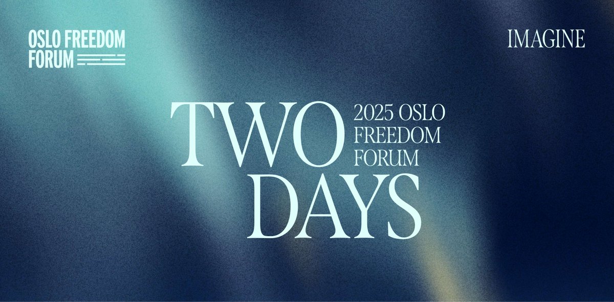 Are you ready for the 2025 #OsloFF?

In only two days, the world's most prominent human rights defenders will gather in Oslo, Norway, for a conference like no other! 

If you can't join in person, join us on YouTube to watch the full livestream: youtube.com/live/F2Rbjppea…