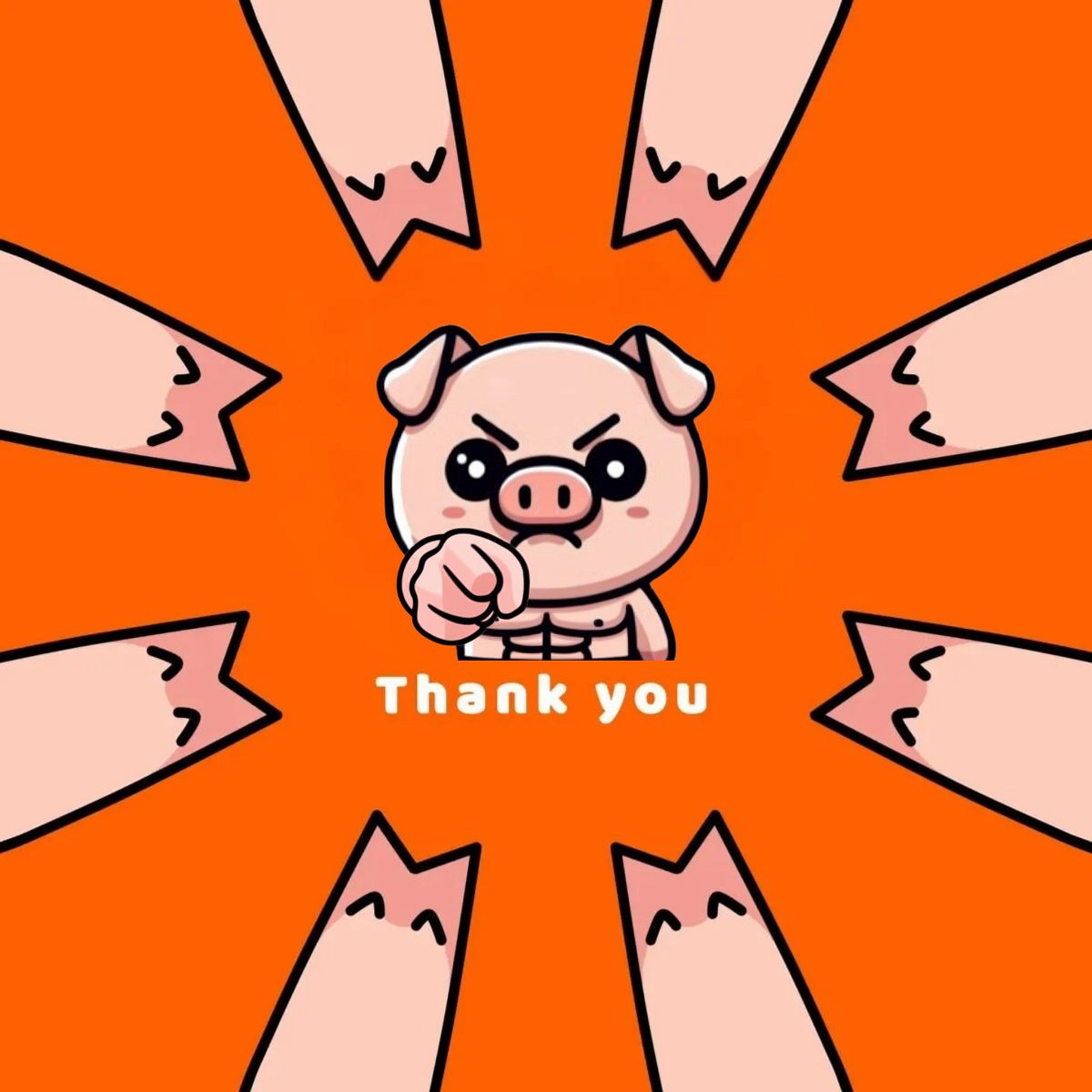🐷 To All the Piggy Fam 🐷

Whether you’re hodling, sharing,
or simply cheering us on,

THANK YOU
for being the heart of our adventure. 🫵🧡